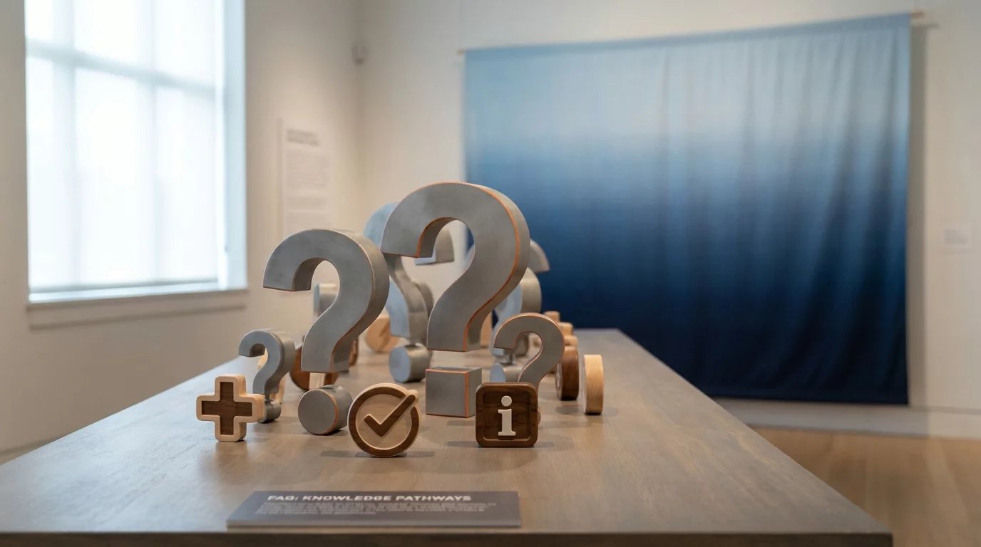 Points interrogation avec icones sante reponses